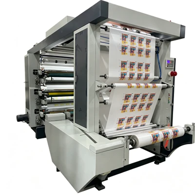 6 Color Stack Flexographic Printing Machine